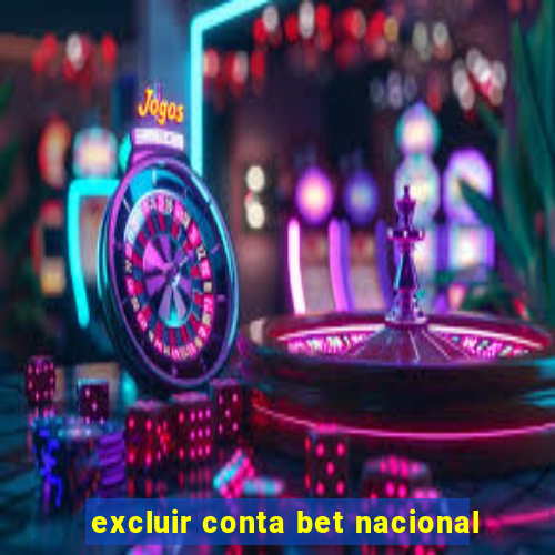 excluir conta bet nacional